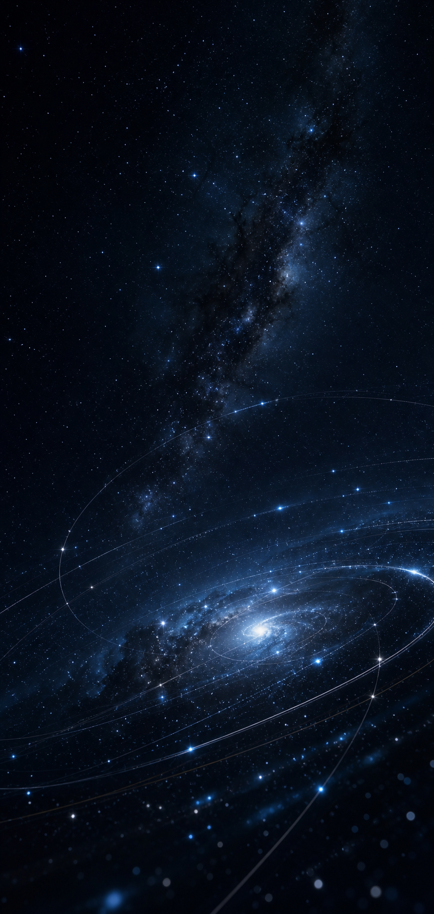 Abstract deep-space network image